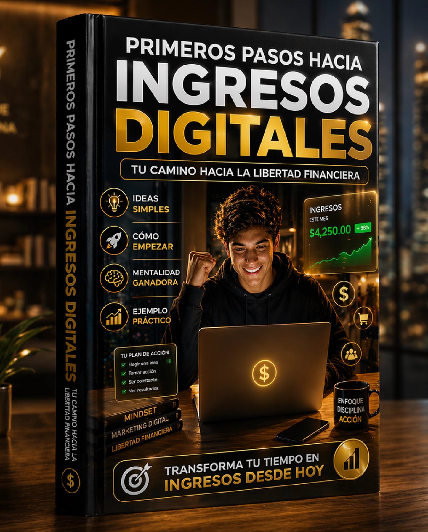 “MENTE IMPARABLE: Cómo Formar Jóvenes Enfocados, Disciplinados y con Propósito (10-20 años)”