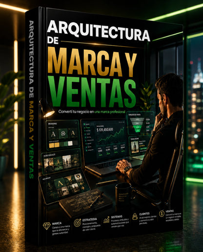 ARQUITECTURA DE MARCA Y VENTAS PROFESIONAL - Transformá tu emprendimiento en una marca profesiona.
