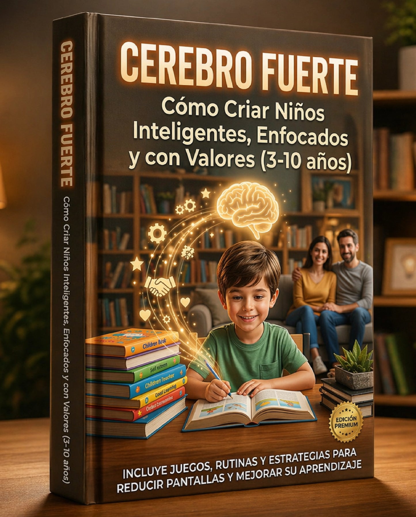CEREBRO FUERTE: Cómo Criar Niños Inteligentes, Enfocados y con Valores (3-10 años)”
