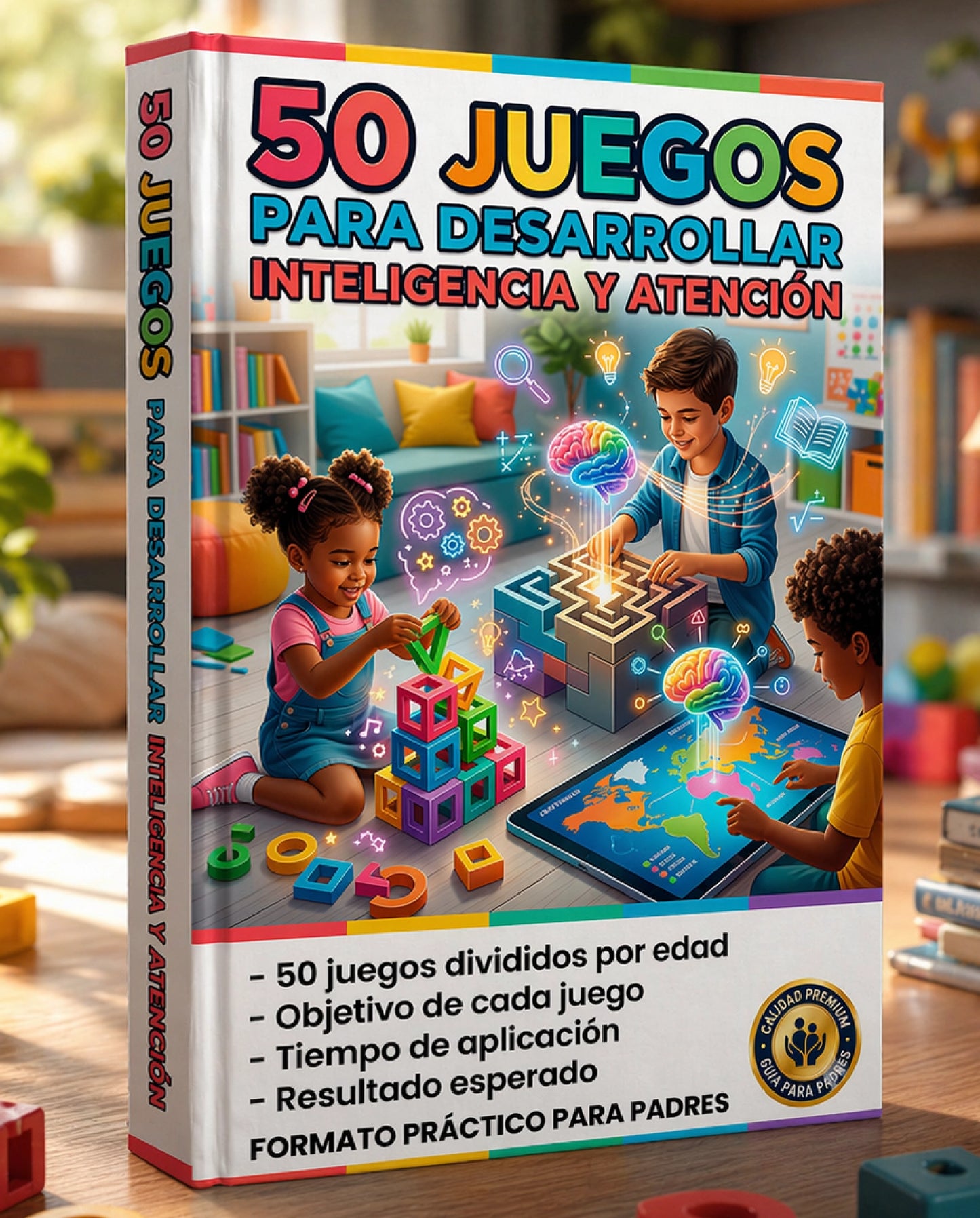 CEREBRO FUERTE: Cómo Criar Niños Inteligentes, Enfocados y con Valores (3-10 años)”