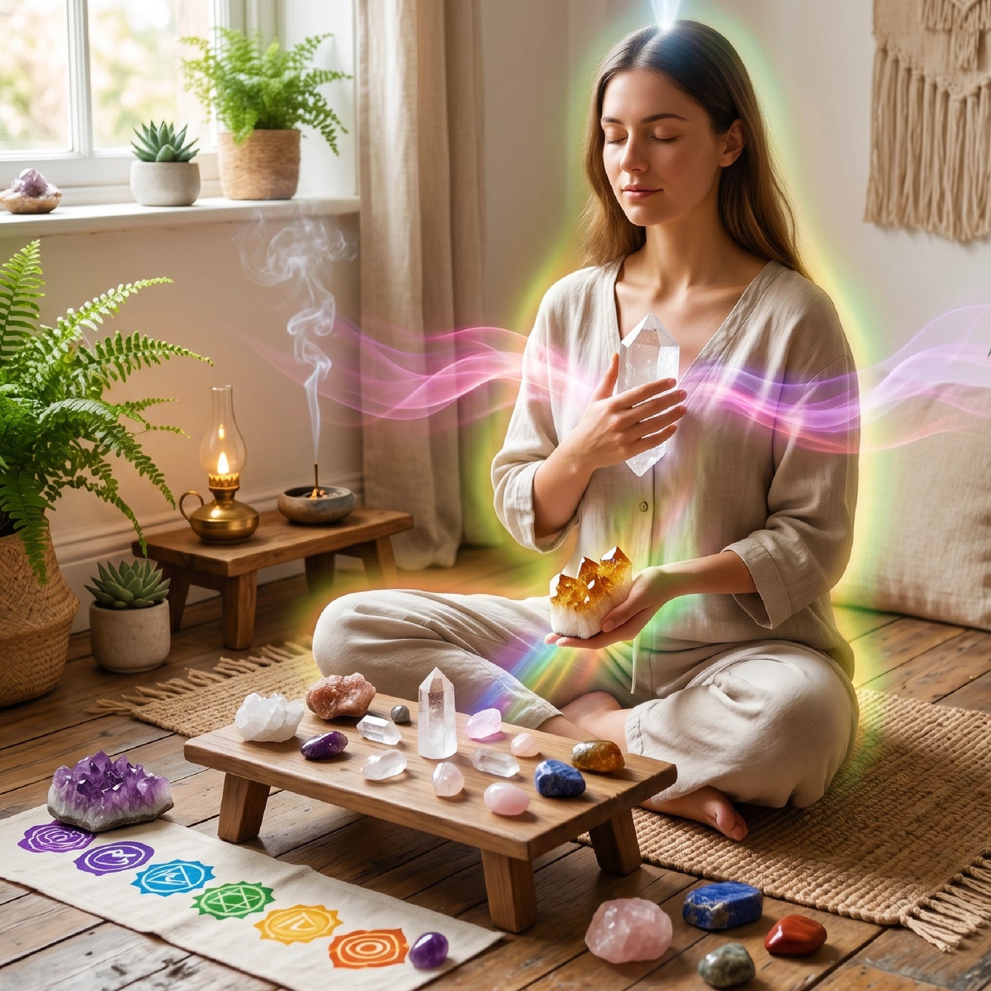 CRISTALES + ENERGÍA PERSONAL - Aprende a usar correctamente cristales y rituales simples para mejorar tu enfoque, emociones y bienestar diario