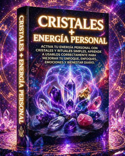 CRISTALES + ENERGÍA PERSONAL - Aprende a usar correctamente cristales y rituales simples para mejorar tu enfoque, emociones y bienestar diario