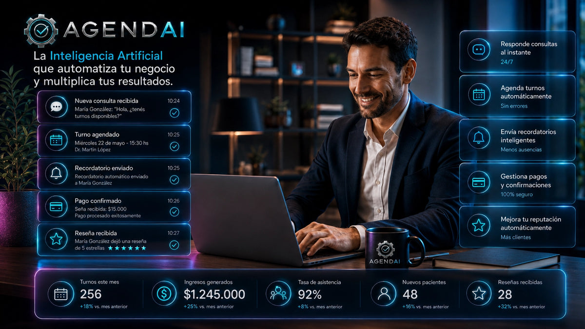 AGENDAI — La Secretaria Inteligente Que Hace Crecer Tu Negocio Mientras Vos Trabajás