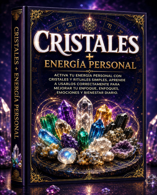 CRISTALES + ENERGÍA PERSONAL - Aprende a usar correctamente cristales y rituales simples para mejorar tu enfoque, emociones y bienestar diario